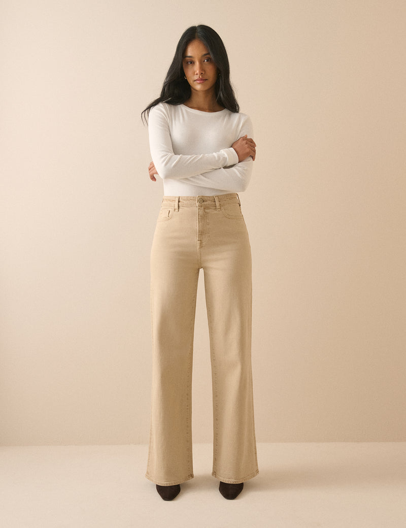 Sand Stretch Soho Tapered Jean