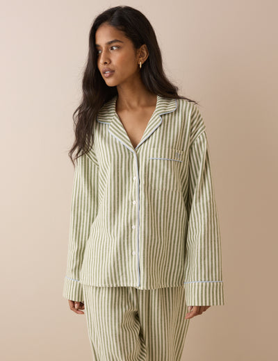 Green Gingham Pyjama Set