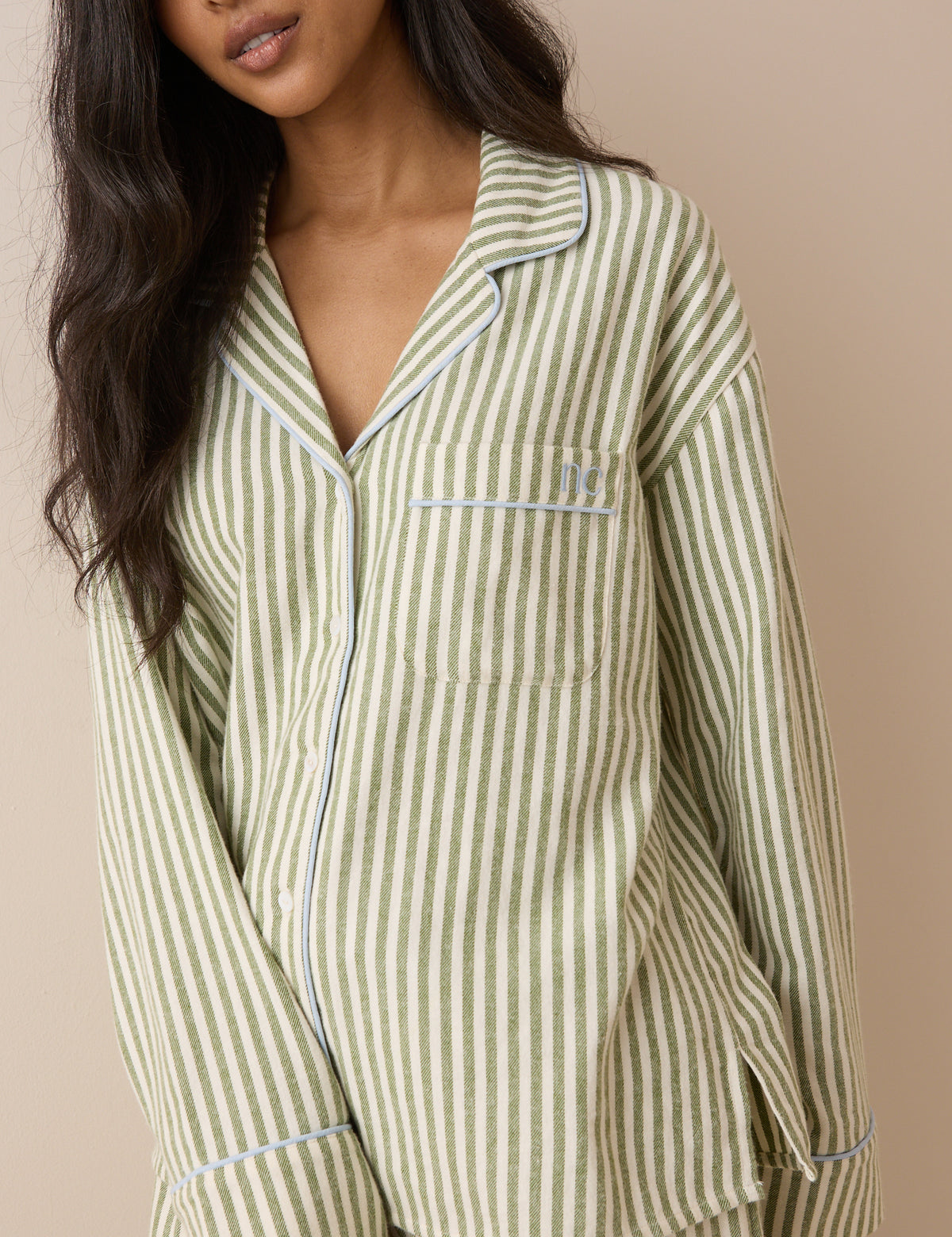 Green Gingham Pyjama Set