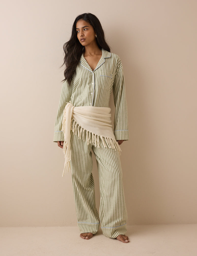 Green Gingham Pyjama Set