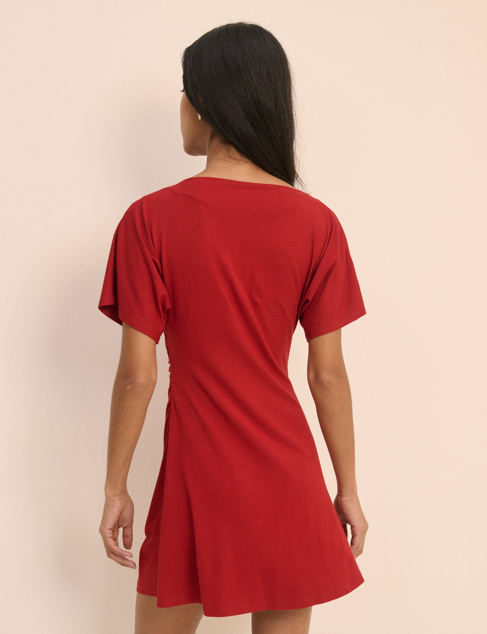 Red Jersey Nellie Mini Dress