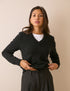 Black Shoulder Pad Jumper