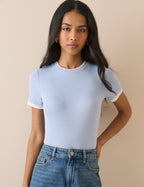 Baby Blue Double Layer T-Shirt