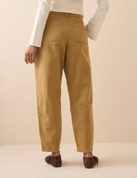 Camel Utility Pocket Trousers
