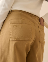 Camel Utility Pocket Trousers