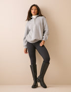 Black high waisted jersey leggings
