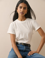 White Shrunken Fit T-Shirt