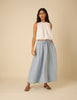 Light Blue Denim Maxi Skirt