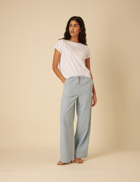 Light Blue Denim Relaxed Shona Trousers