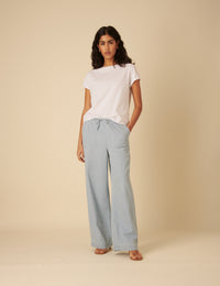 Light Blue Denim Relaxed Shona Trousers