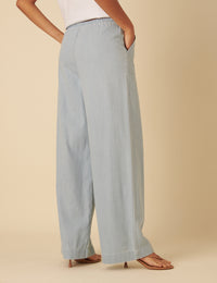 Light Blue Denim Relaxed Shona Trousers