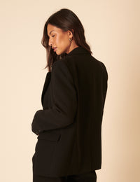 Black Double Breasted Blazer