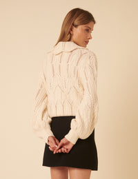 Black Tailored Mini Skirt