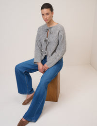 Blue Mid Rise Carnaby Wide Leg Jeans