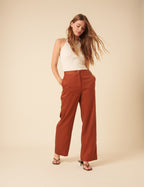 Burnt Orange Tailored Trousers