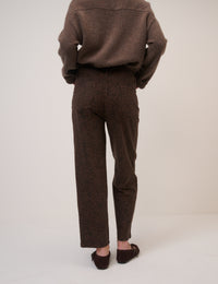 Leopard Print Mid Rise Camden Tapered Jeans