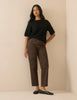 Leopard Print Mid Rise Camden Tapered Jeans