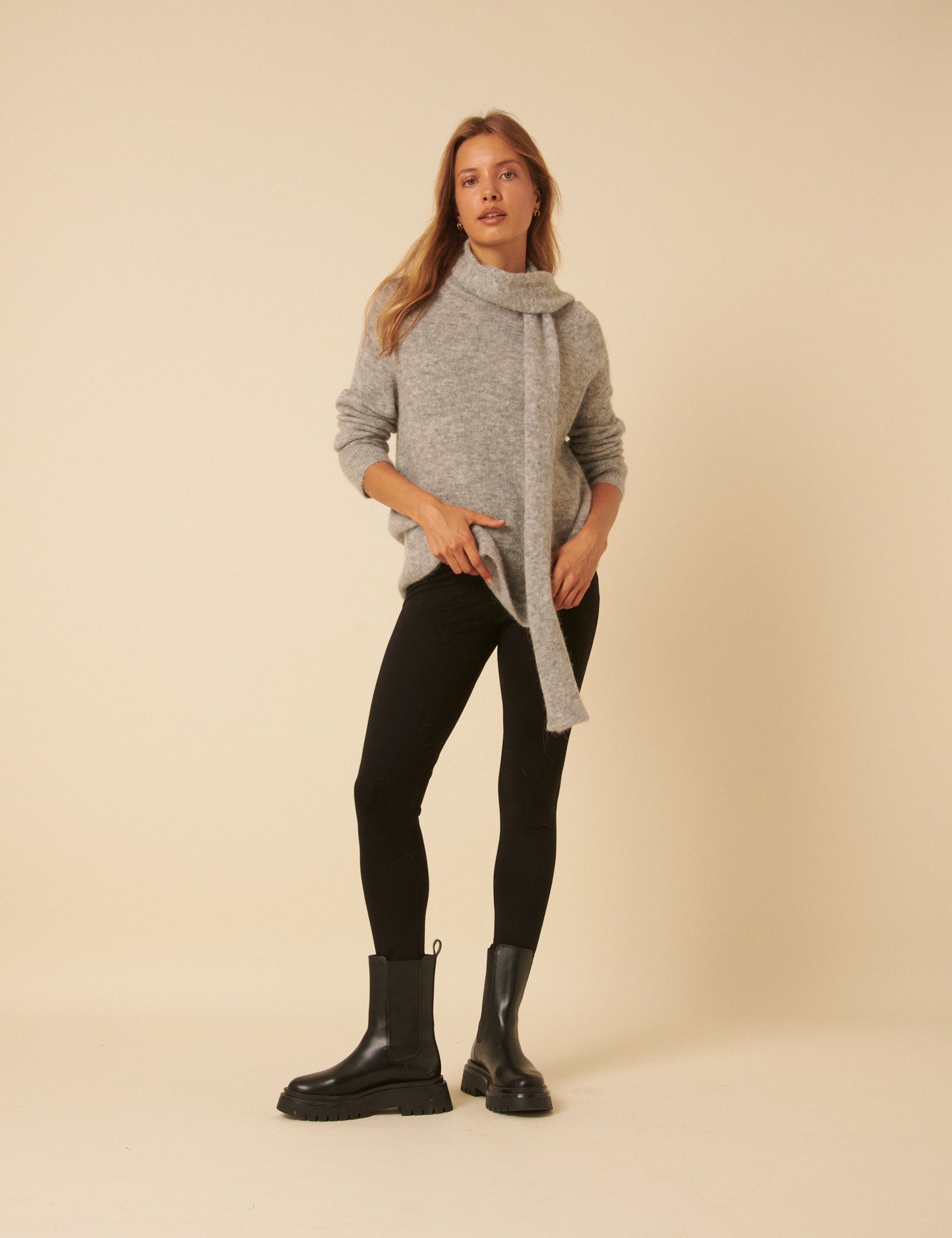 Black High Waisted Everyday Leggings - Main Image