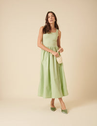 Green Colorado Midi Dress