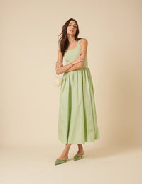 Green Colorado Midi Dress