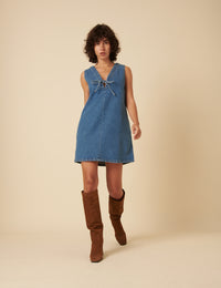 Blue Denim Lykke Mini Dress