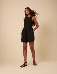 Black Sleeveless Charlie Mini Dress