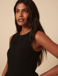 Black Sleeveless Charlie Mini Dress