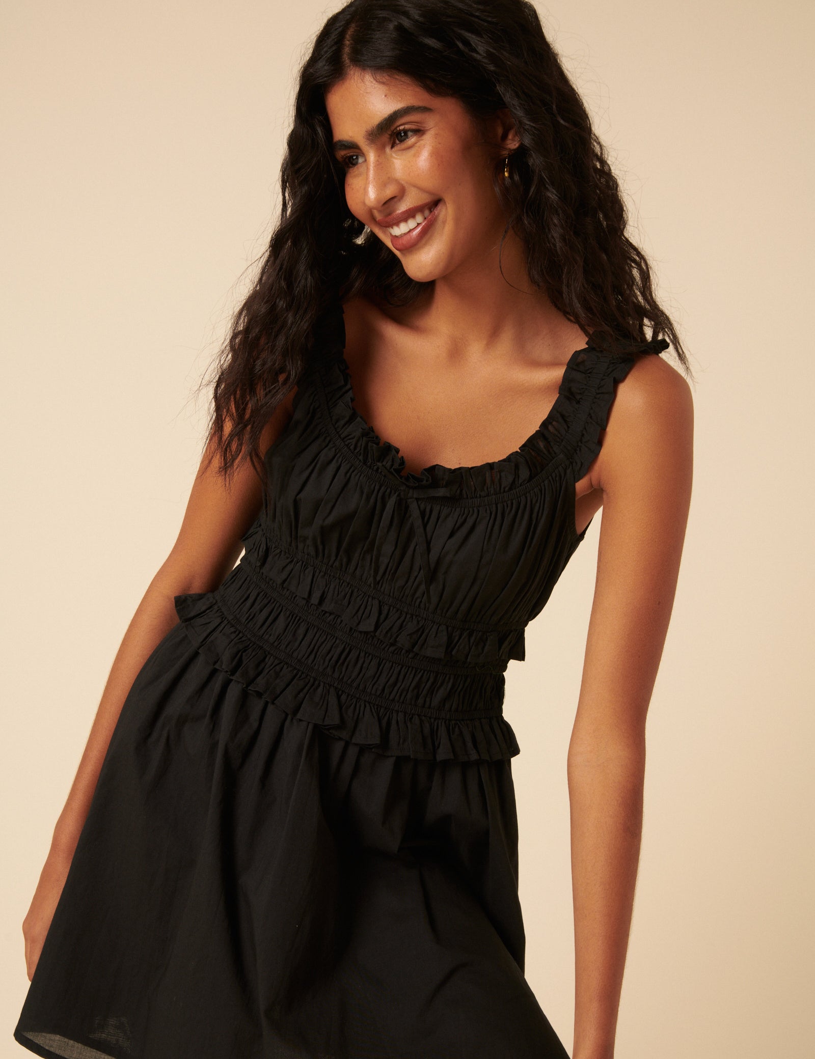 Black Ariel Mini Dress Black Ariel Mini Dress