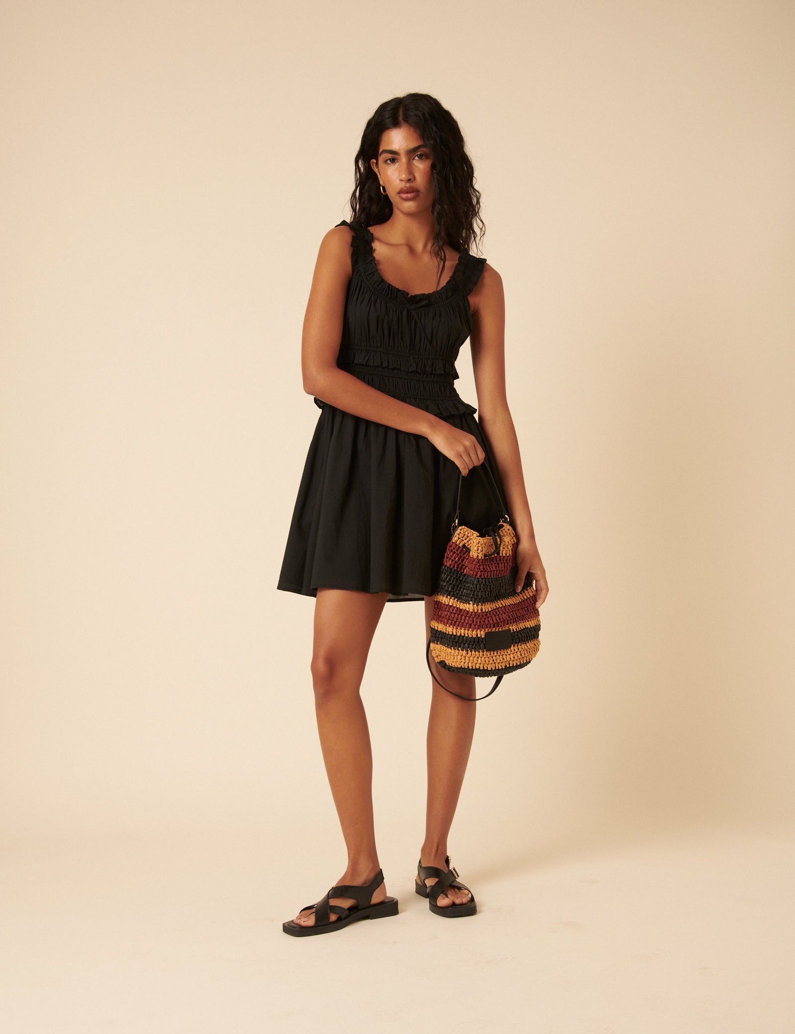 Black Ariel Mini Dress Black Ariel Mini Dress