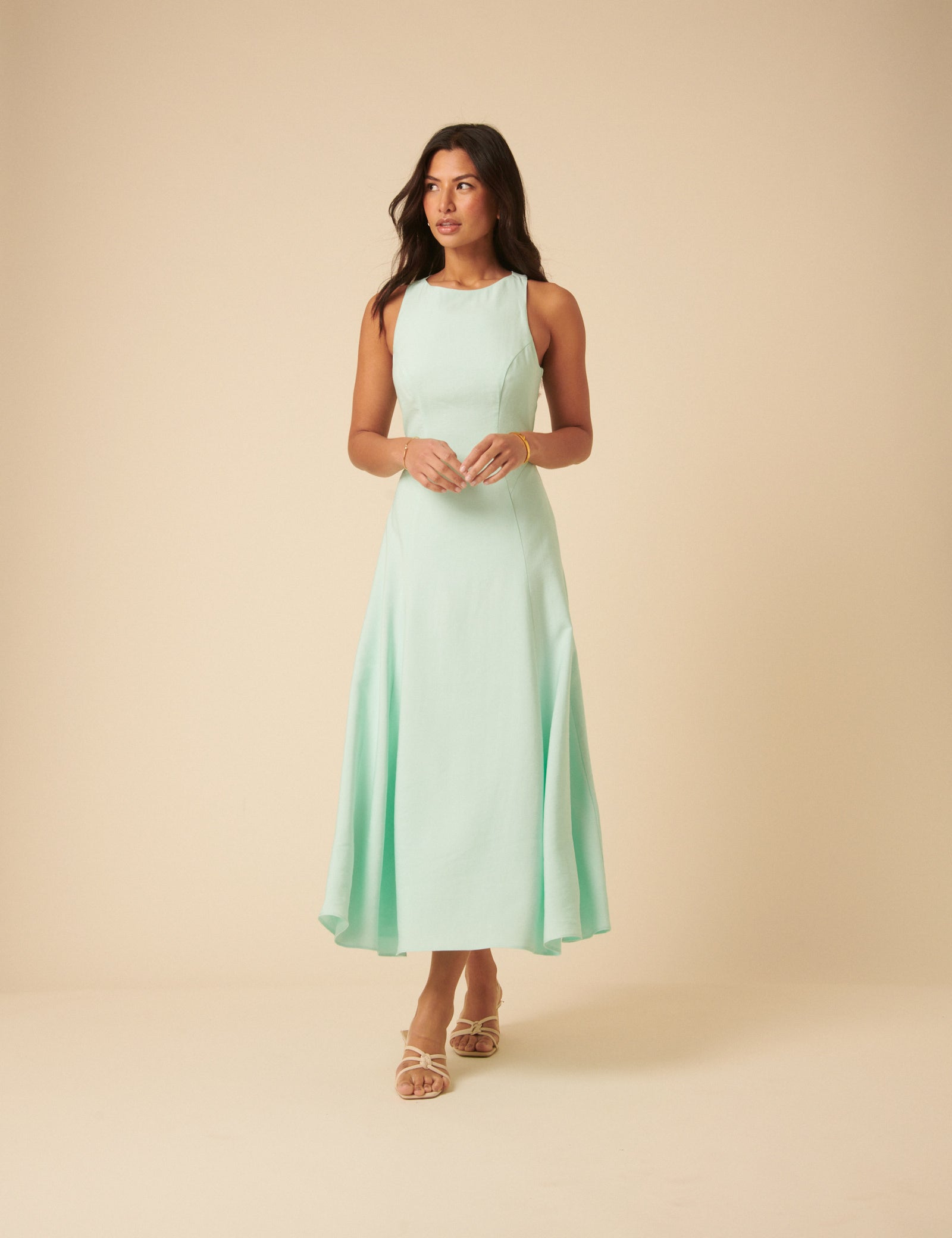 Mint Green Reign Midi Dress