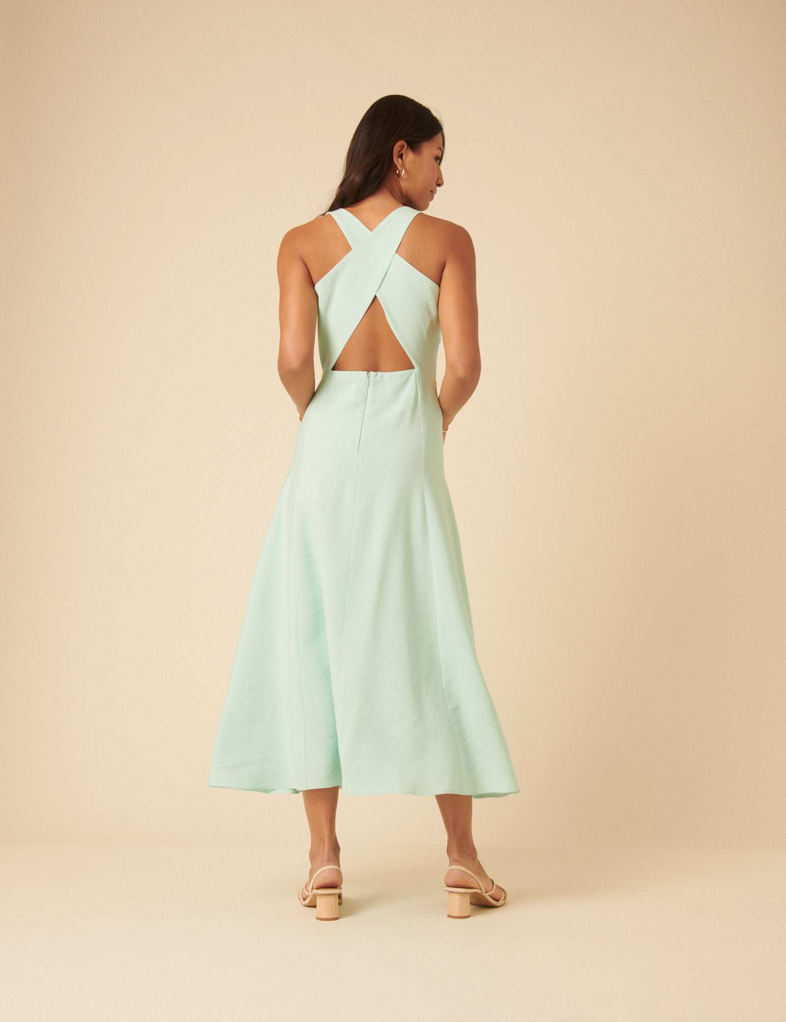 Mint Green Reign Midi Dress