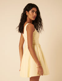 Butter Yellow Colorado Mini Dress