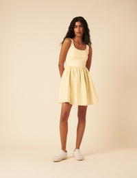 Butter Yellow Colorado Mini Dress