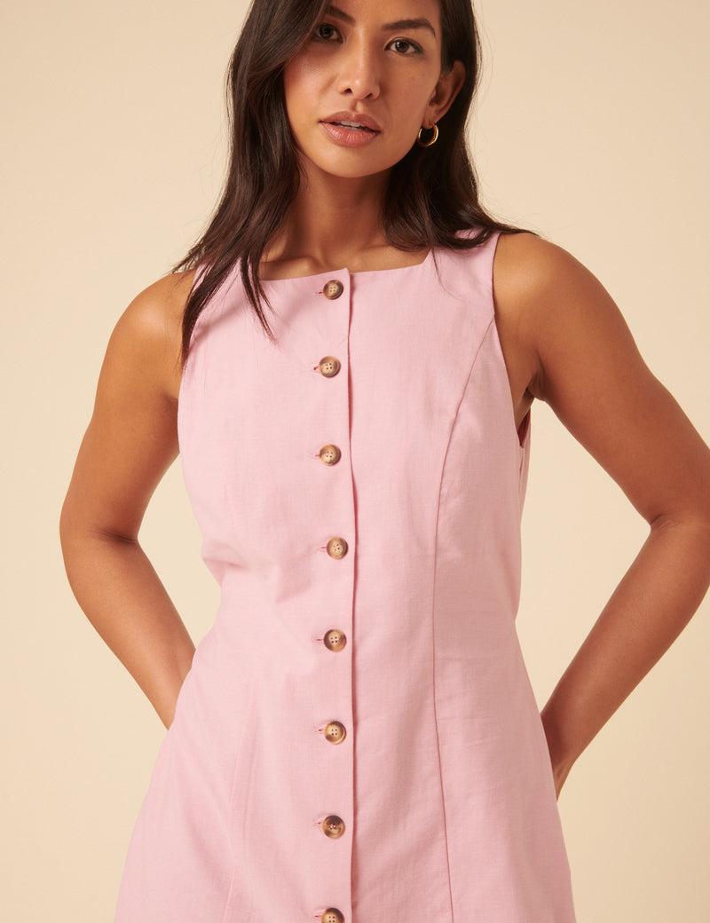 Pink Peri Mini Dress