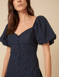 Navy Spotty Zoe Jumpsuit
