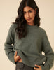 Green Wool Crew Neck Jumper