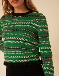 Green Fair Isle Jumper