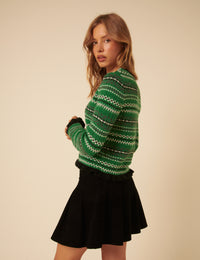 Green Fair Isle Jumper