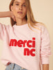 Pink Merci Graphic Sweatshirt