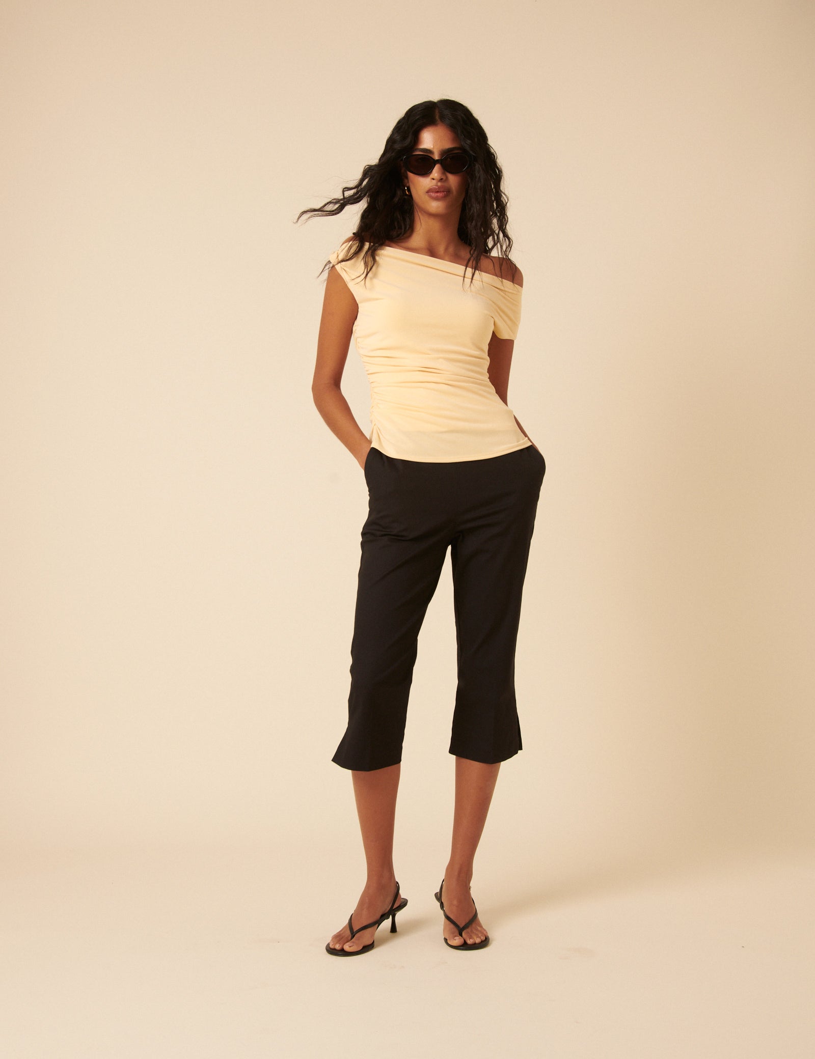 Twist Detail Jersey Top
