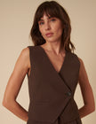 Chocolate Brown Waistcoat