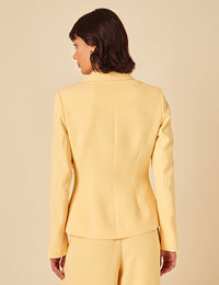 Butter Yellow Tailored Blazer