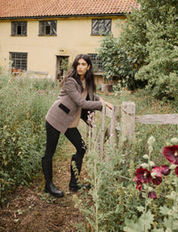 Heritage Check Single Breasted Blazer