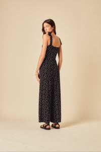 Black Polka Dot Jumpsuit