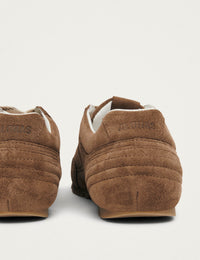 ALOHA Suede Brown Leather Sneakers