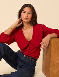 Red Cord Emmie Blouse