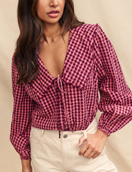 Gingham Blouses