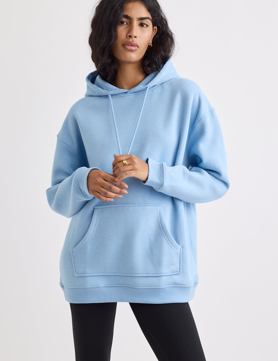 Longline Fleece Hoodies Womens Pockets For Women Yours Curve