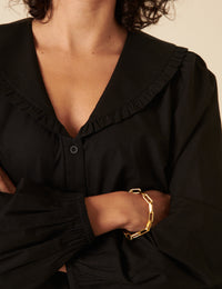 Black Long Sleeve Emmie Blouse