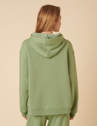 Green Relaxed Hoodie